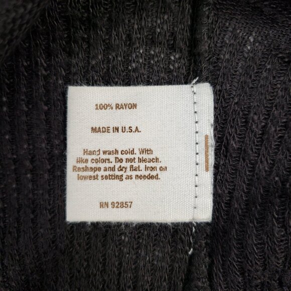 Decree Large Black Cardigan Short Sleeve Shrug Womens Sweater - Picture 6 of 12